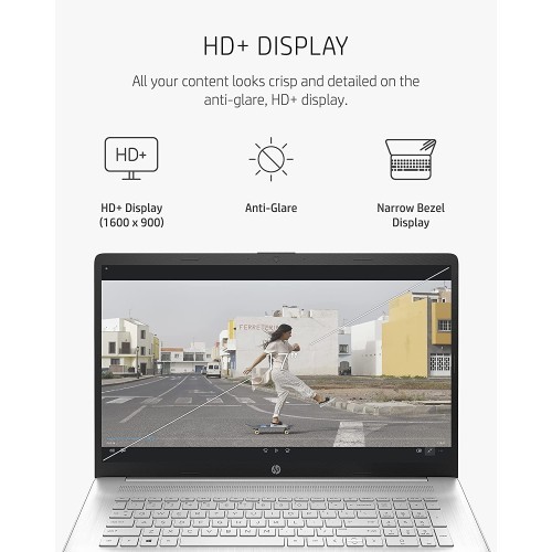 HP 惠普 17笔记本电脑、第11 代 Intel Core i5-1135G7、8GB RAM、256GB SSD存储、17.3英寸 HD+ 显示屏、Windows 10 Home、防眩光屏幕、长电池寿命、网络摄像头和双麦克风