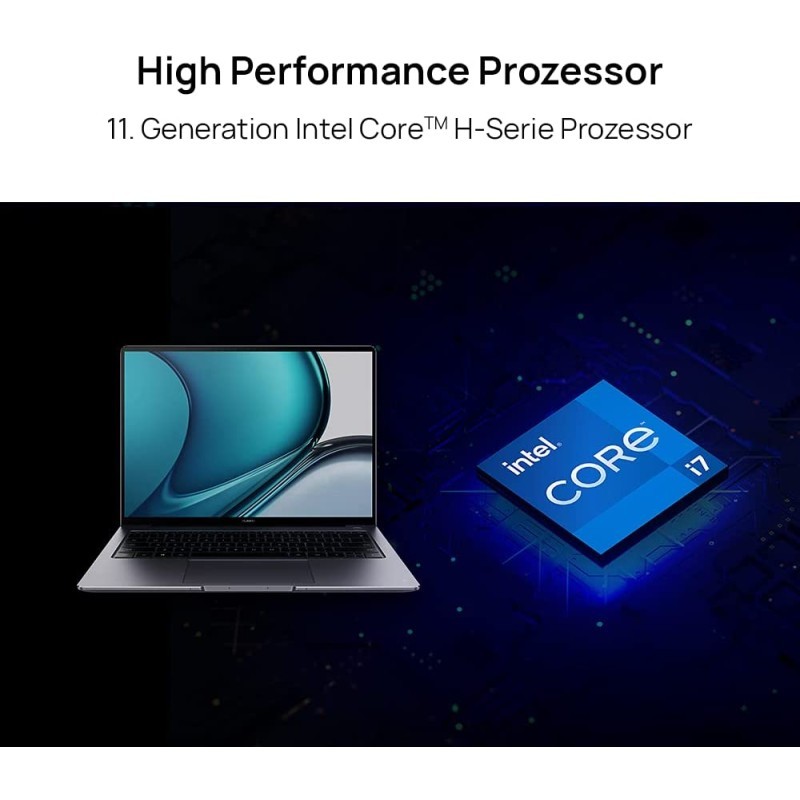 HUAWEI 华为 MateBook 14s,Intel Core i7-11370H EVO,16GB RAM,1TB SSD,14.2英寸笔记本电脑,2.5K 90Hz 全视图触摸显示屏,超薄金属外壳,指纹传感器,自由*至Windows