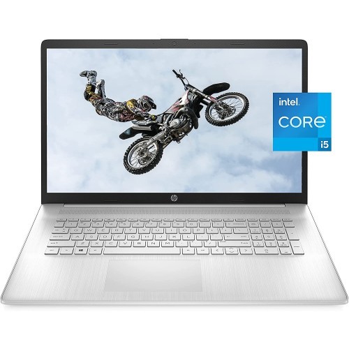 HP惠普 17笔记本电脑、第 11代 Intel Core i5-1135G7、8 GB RAM、256 GB SSD 存储、17.3英寸 HD+ 显示屏、Windows 10 Home 防眩光屏幕、长电池寿命、网络摄像头和双麦克风